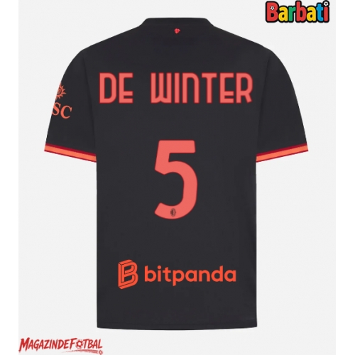AC Milan Koni De Winter #5 Tricou Fotbal Replică 2026-27 Barbati Treilea AC Milan Koni De Winter #5 Tricou Fotbal Replică 2026-27 Barbati Treilea